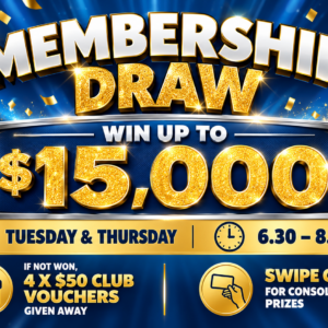 Geebung RSL Membership Draw Jackpot
