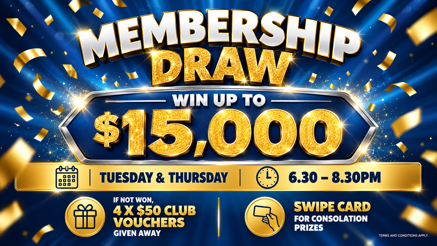 Geebung RSL Membership Draw Jackpot