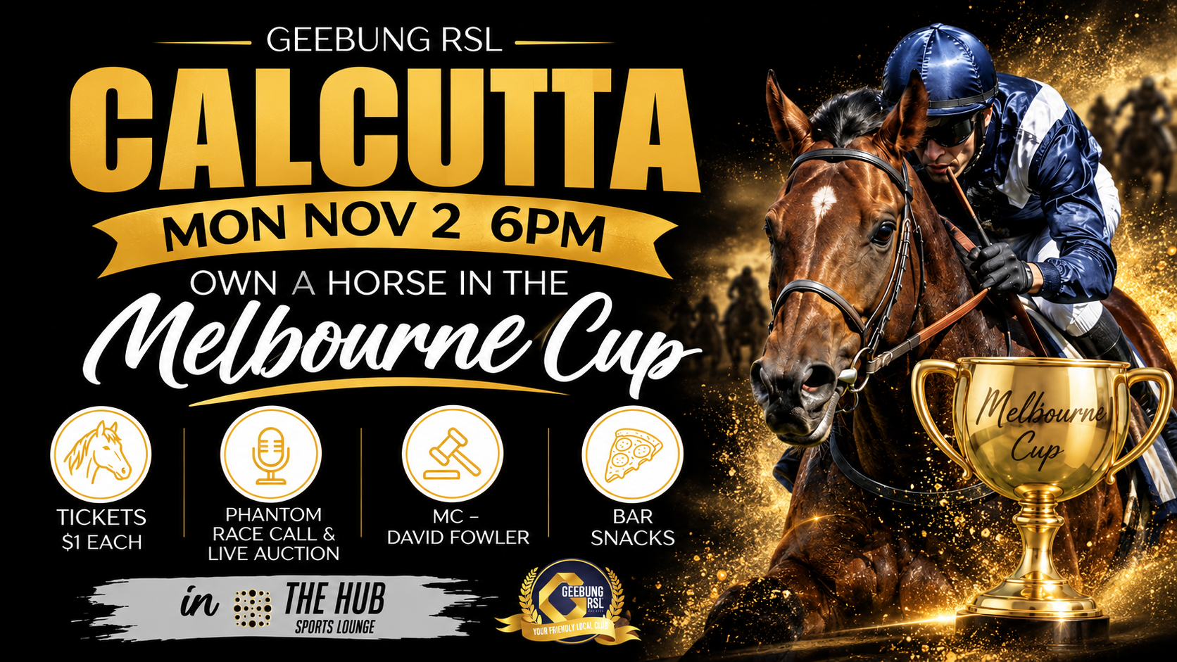 Melbourne Cup Calcutta at Geebung RSL